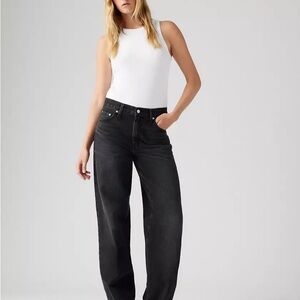 Levi's Women's Dark Gray Flare Jeans